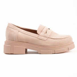 Damskor Shelovet beige mocka