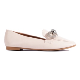 Eleganta dammockasiner med dekoration beige