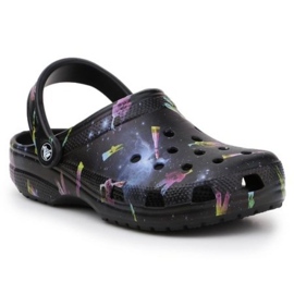 Crocs Classic Out Of This World Ii 206818-001 svarta flipflops