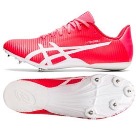 Asics Hypersprint 8 sprint 1093A197 702 spikskor rosa rosa