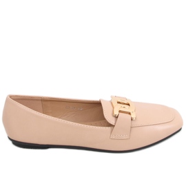 BM Paola Nude loafers för kvinnor beige