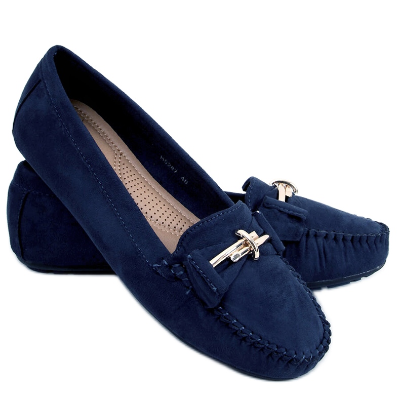 BM Lyset Azul dam loafers marinblå