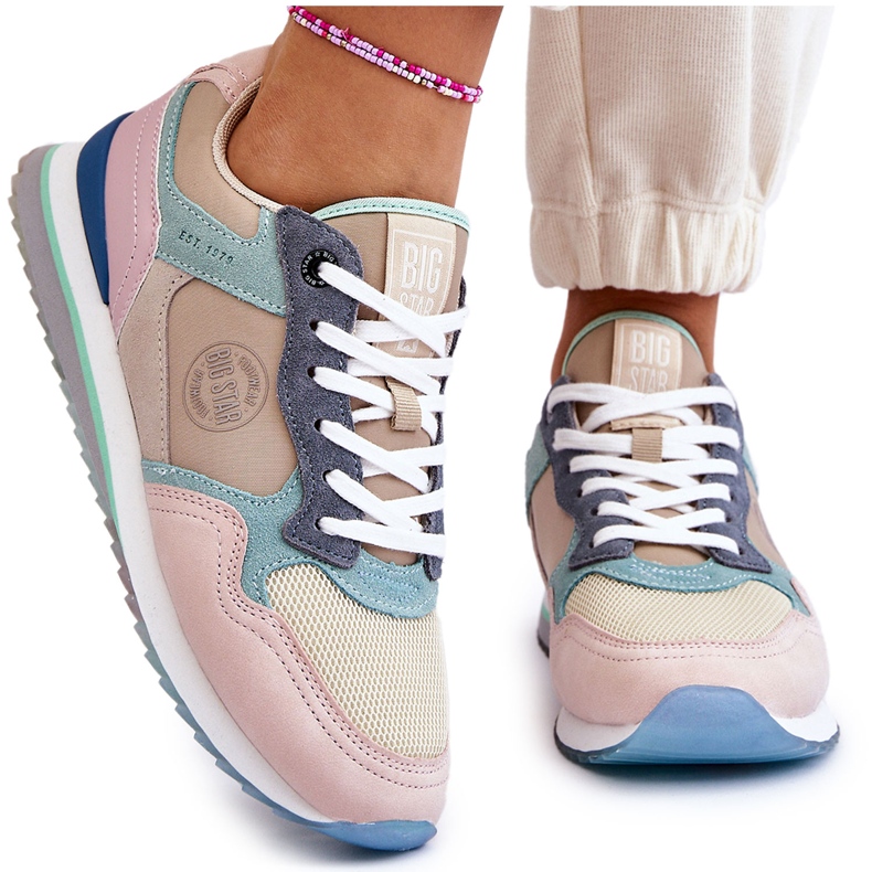 Damsportskor Memory Foam System Big Star LL274347 Flerfärgad mångfärgad