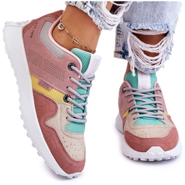 Damsneakers Big Star LL274422 Rosa-Beige