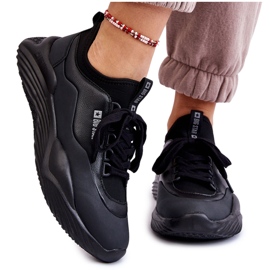 Dam Sneakers Memory Foam System Big Star LL274419 Svart