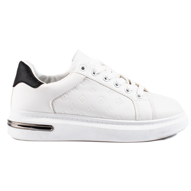 Damsportskor Shelovet vit med mönster