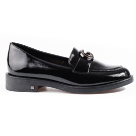 W. Potocki Lackade dam Potocki plattklackade herrar svart