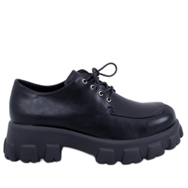 PA1 Plattform loafers Piano Black svart
