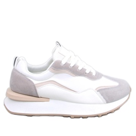 PA1 Damsneakers Mabel VIT/BEIGE/GRÅ