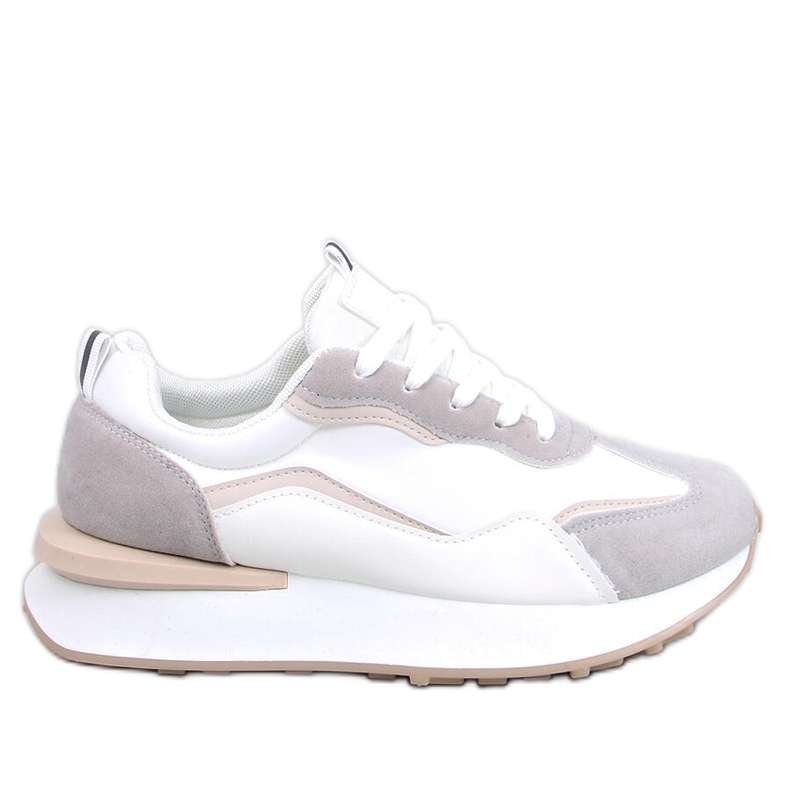 PA1 Damsneakers Mabel VIT/BEIGE/GRÅ