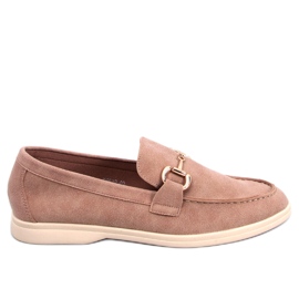 PA1 Milva Khaki loafers för dam beige