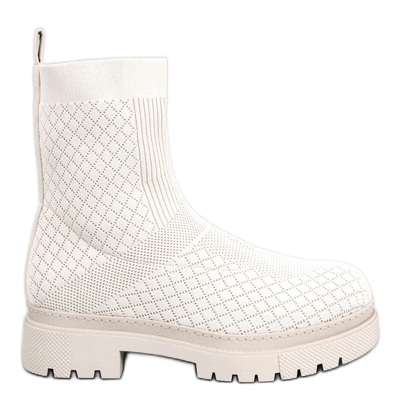 BM Sockboots med Rueda Beige-mönster