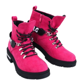 BM Trapper Boots för kvinnor Nerea Fuchsia rosa