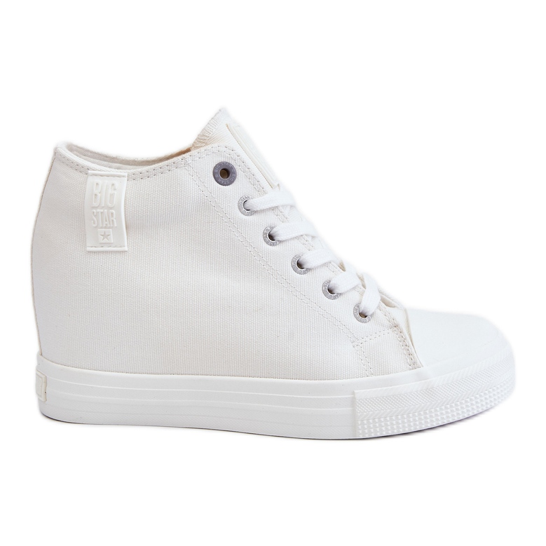 Hidden Wedge High Sneakers Big Star LL274035 Vit