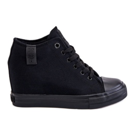 Hidden Wedge High Sneakers Big Star LL274034 Svart