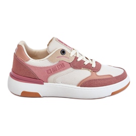 Sportskor dam Sneakers Big Star LL274438 Rosa-Vit