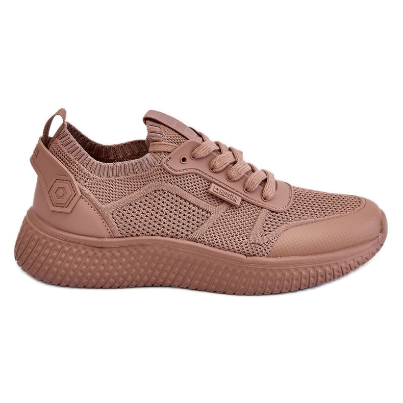 Bekväma sneakers för damer Memory Foam System Big Star LL274416 Ljusbrun