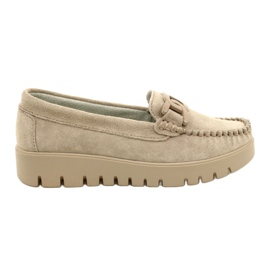 Lädermockasiner Filippo DP3334/23 BE beige