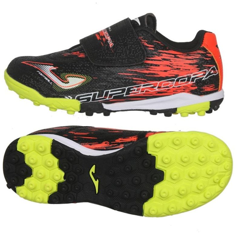 Joma Super Copa 2301 Tf Jr SCJS2301TFV fotbollsskor svart