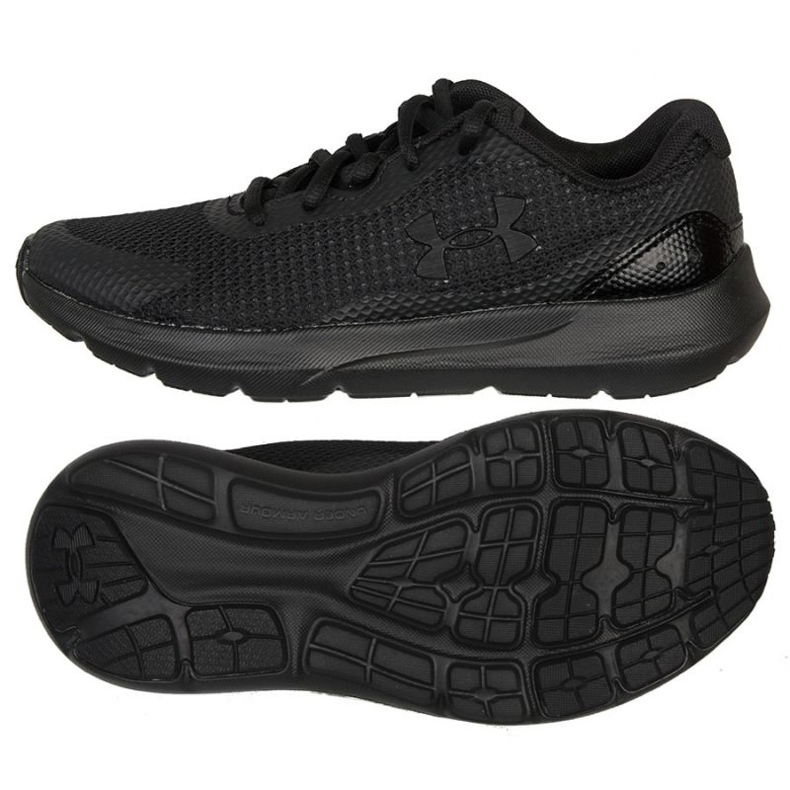 Under Armour Bgs Surge 3 Jr. 3024989 002 löparskor svart