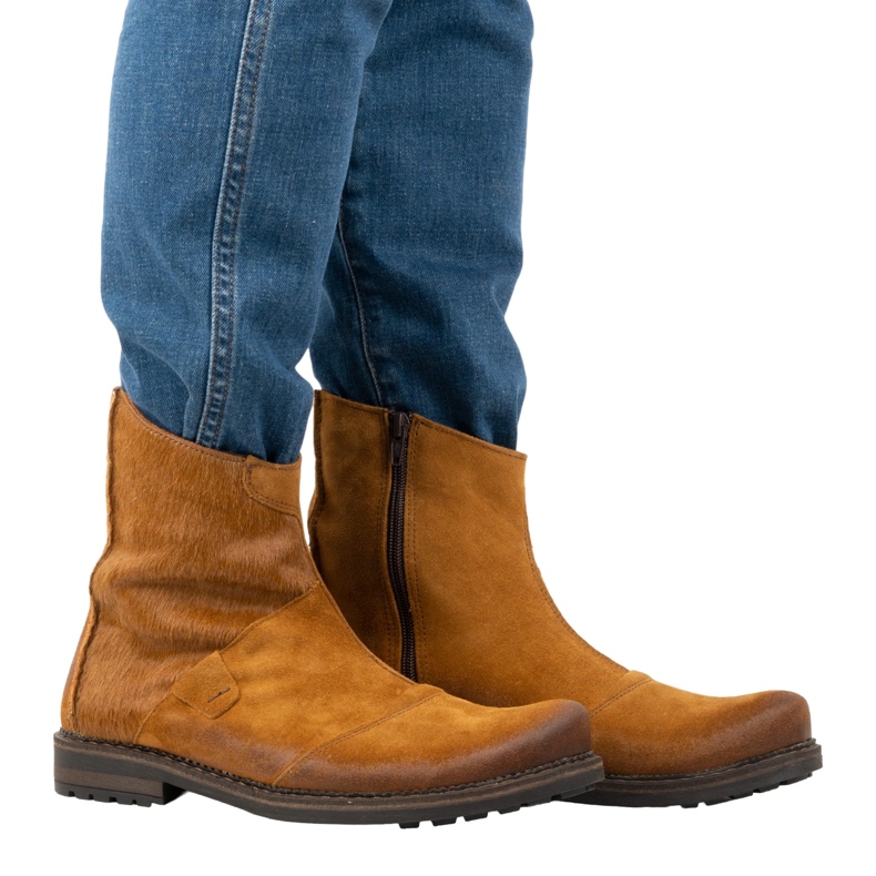 Olivier Läder herrstövlar 553KZ röda brun