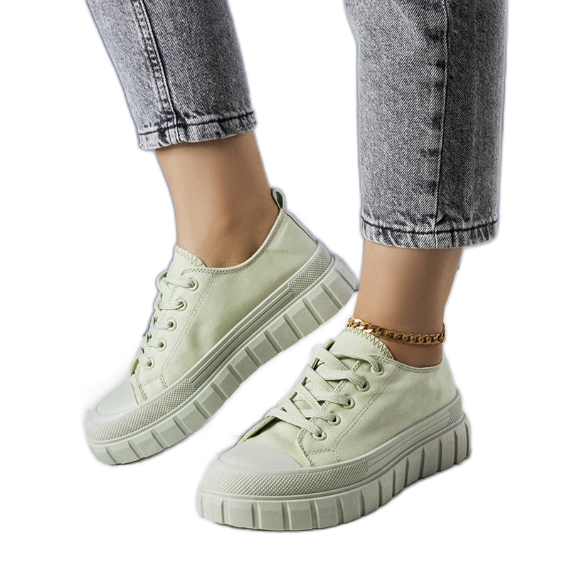 BM Gröna platåsneakers från Laverne