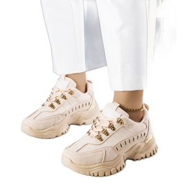 Mindy beige sneakers