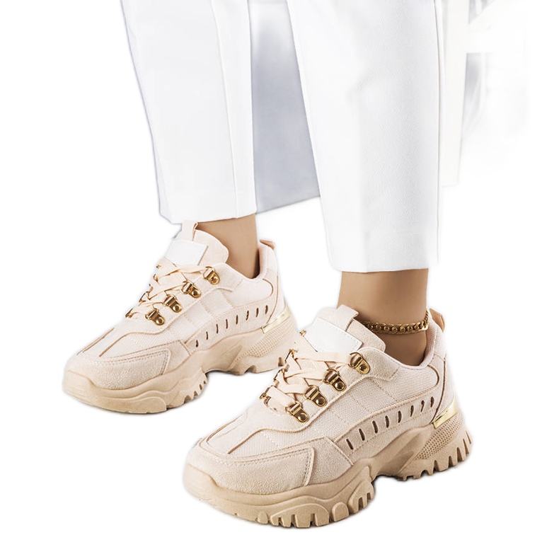 Mindy beige sneakers