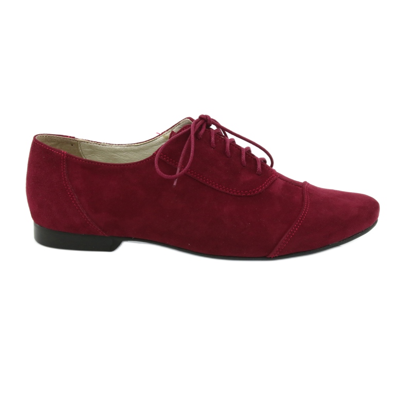 Kvinnors oxfords Angello vinröd mångfärgad