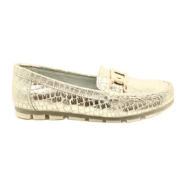 Filippo DP3630/23 loafers i gyllene läder beige