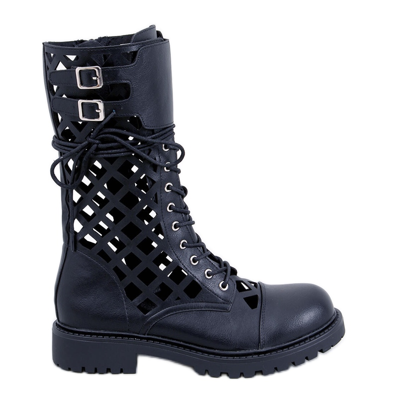 BM Brady Black öppna stövlar svart