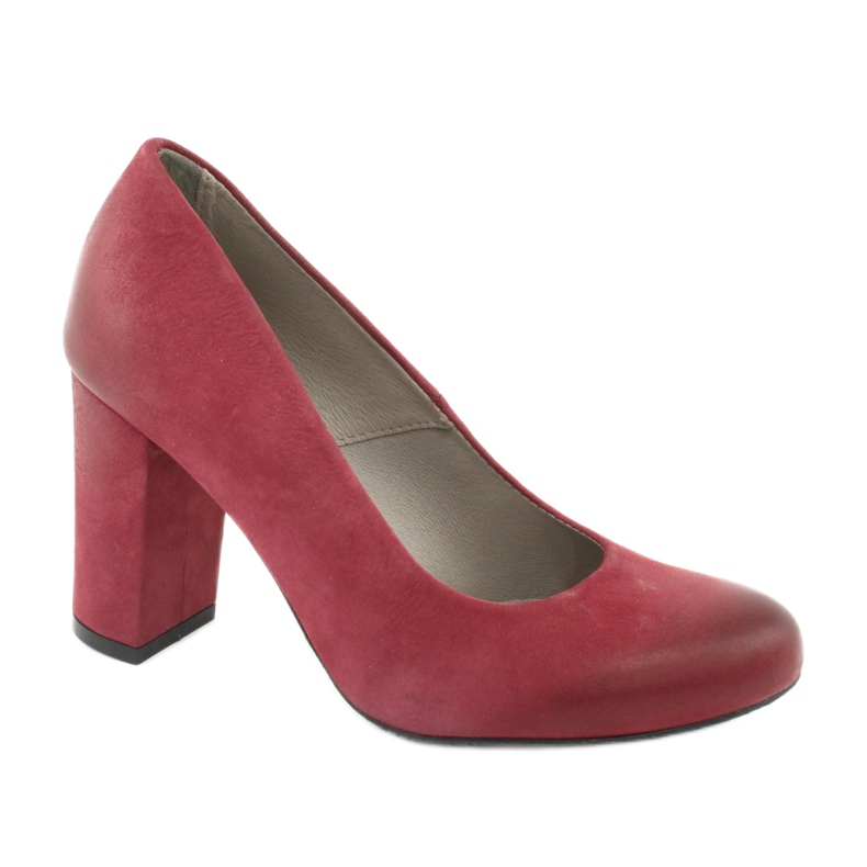 Klassiska damskor Edeo 2119 claret mångfärgad