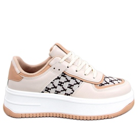 BM Duval Beige damsneakers