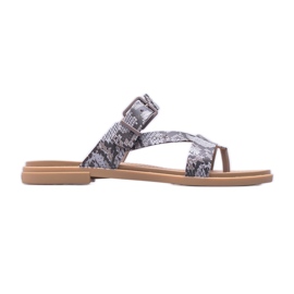 Dam Crocs Tulum Toe Post Sandal W 206108-15W brun