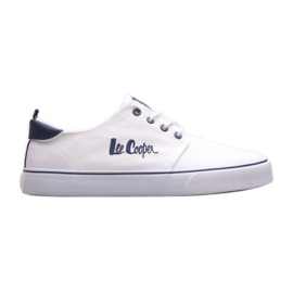 Lee Cooper LCW-22-31-0855M herrsneakers vit blå