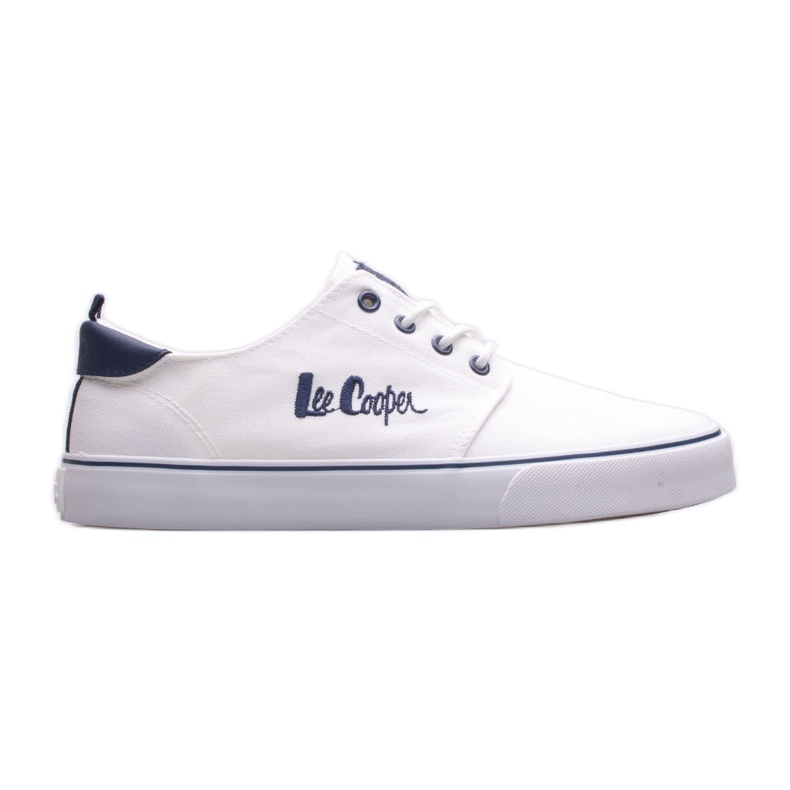 Lee Cooper LCW-22-31-0855M herrsneakers vit blå