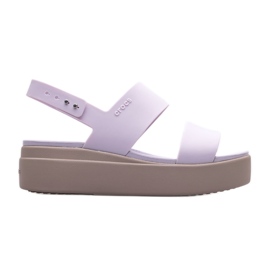 Crocs Brooklyn Low Wedge Sandaler 206453-5PV violett
