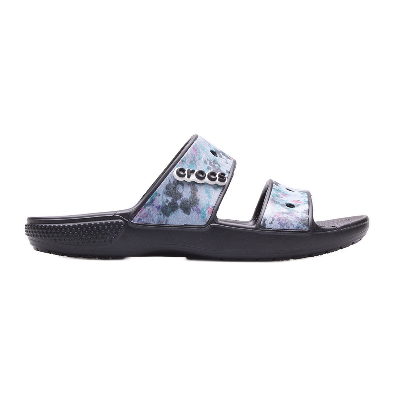Damtofflor CROCS Classic Tie Dye Graphic 207283-988 svart mångfärgad