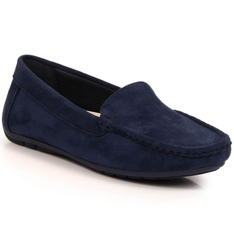 Vinceza skor mocka loafers W EVE259F marinblå