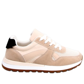 BM Hansell Beige Sneakers för kvinnor