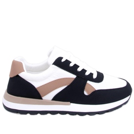 BM Hansell Svarta Sneakers för kvinnor vit