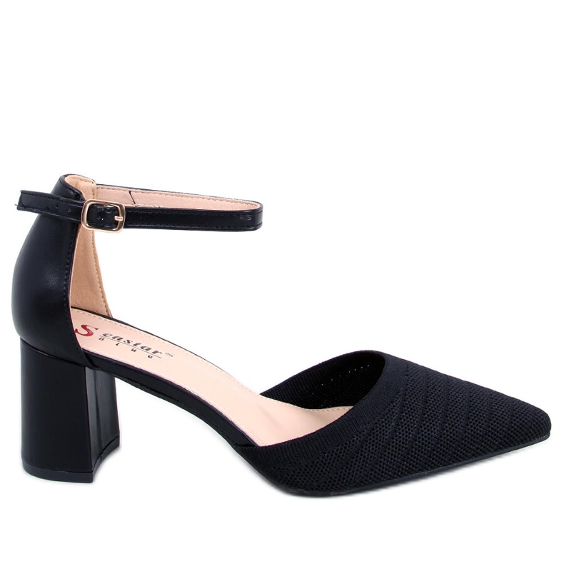 Seastar Klackade pumps med Rossi Black belt svart
