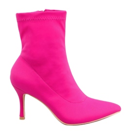 BM Smidiga ankelboots från Mallory Fuchsia rosa