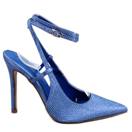 BM Bonnie Ljusblå pärlklackar