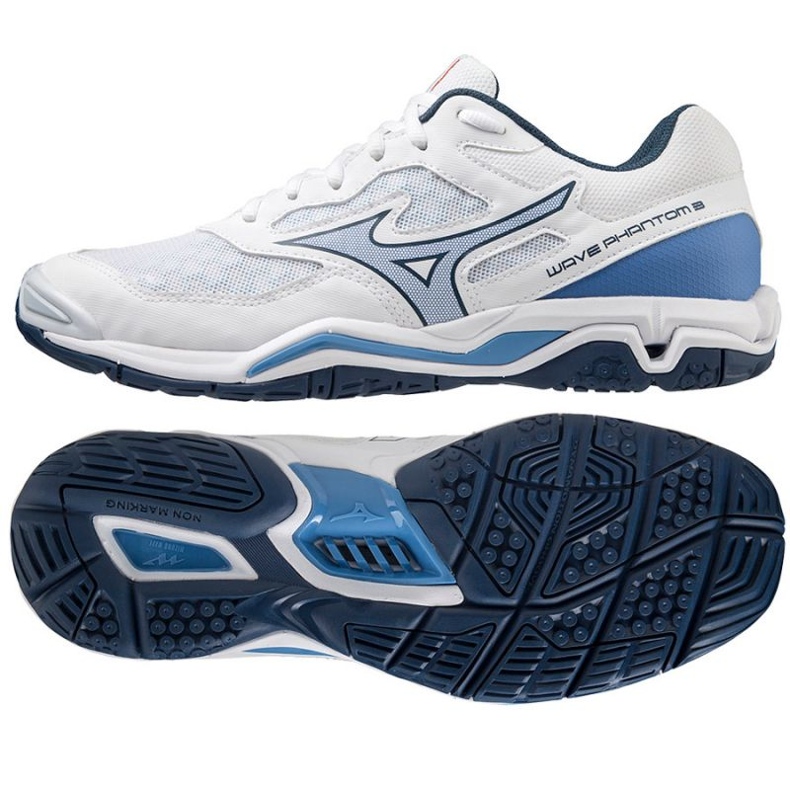Mizuno Wave Phantom 3 M X1GA226022 handbollsskor vit vit