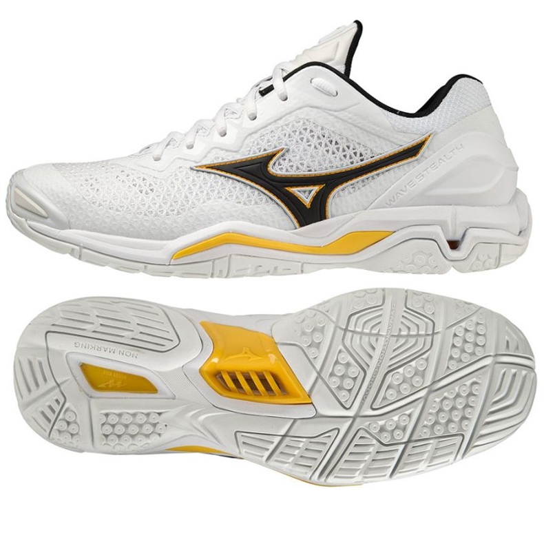 Mizuno Wave Stealth VM X1GA180013 handbollsskor vit vit
