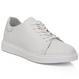 Sportskor i läder för män vita T.Sokolski W22-472