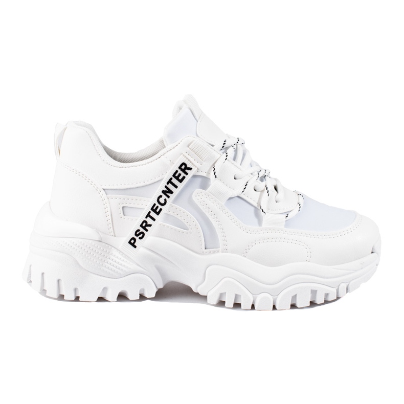 Seastar Shelovet vita sneakers för kvinnor med tjock sula