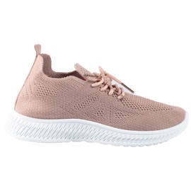 Shelovet sportskor i pudertextil rosa