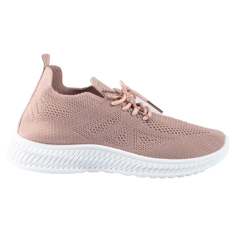 Shelovet sportskor i pudertextil rosa